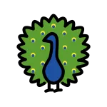 Peacock SVG Icon